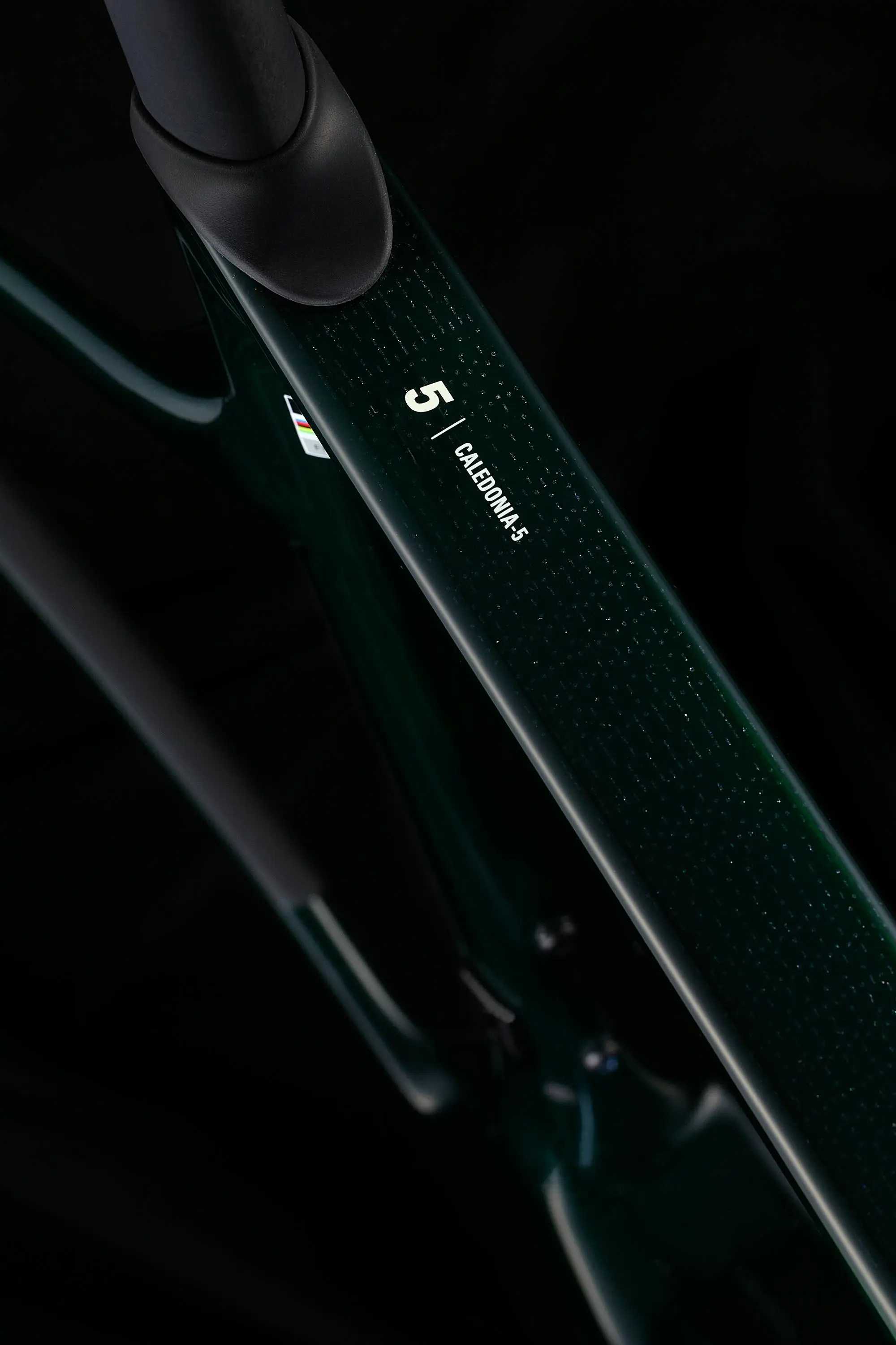 Cervelo Caledonia-5 Red AXS Emerald / Cream - Image 5